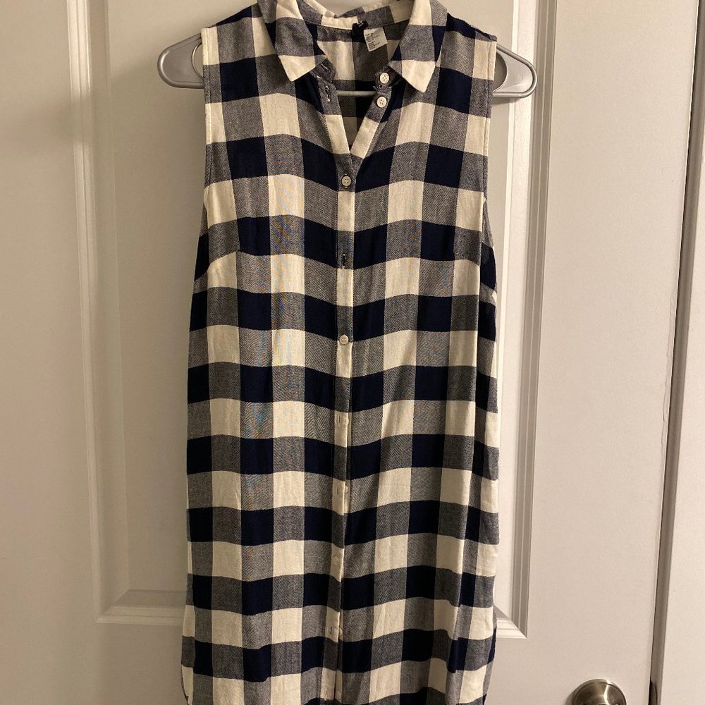 Stylish, Plaid T-Shirt Dress